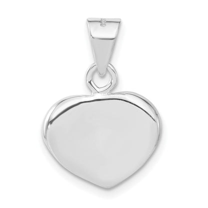 Sterlingsilber Poliert Herz Charm