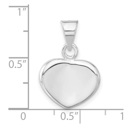 Sterlingsilber Poliert Herz Charm