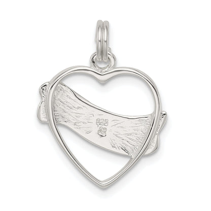 Sterlingsilber Herz Charm