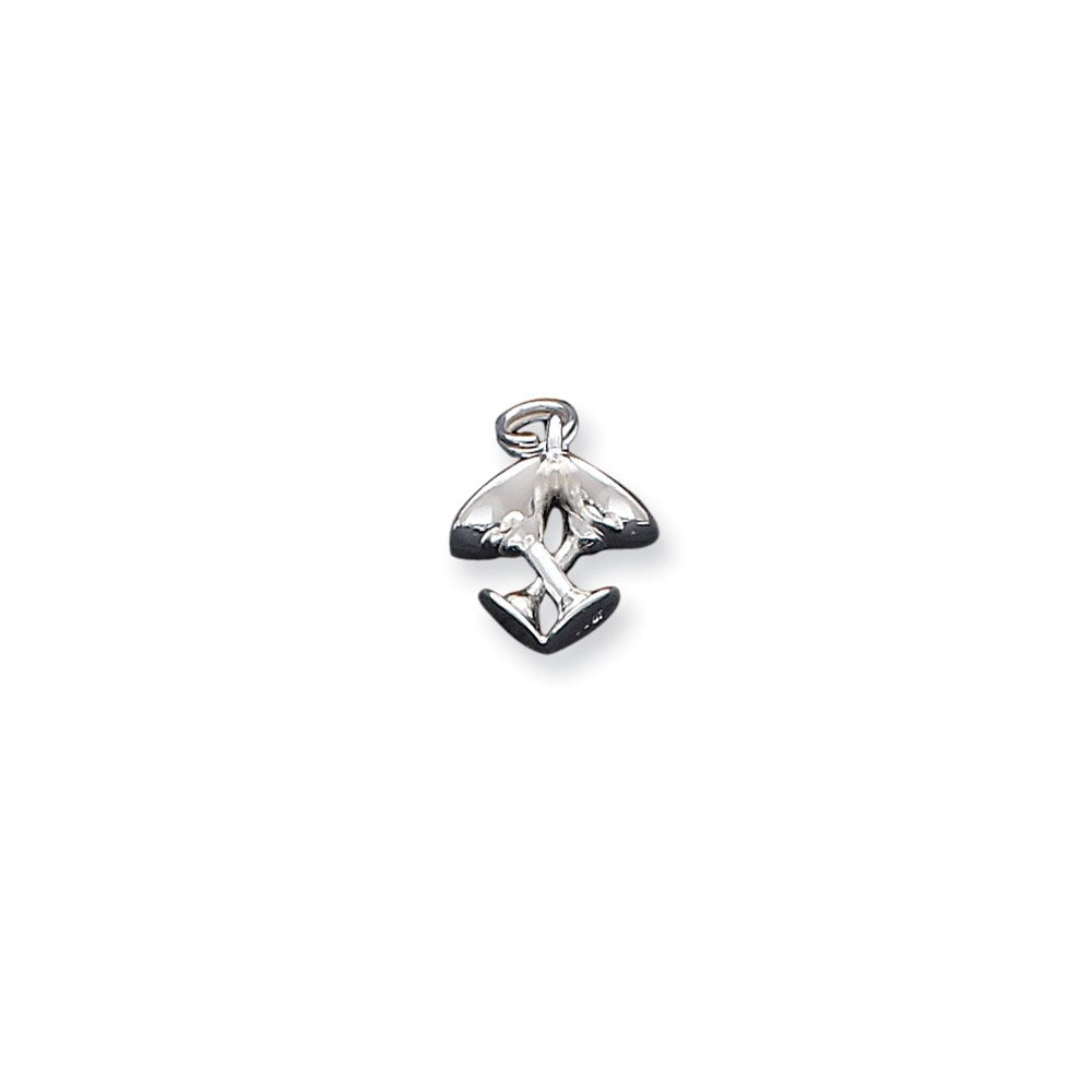Sterlingsilber Toasting Glasses Charm