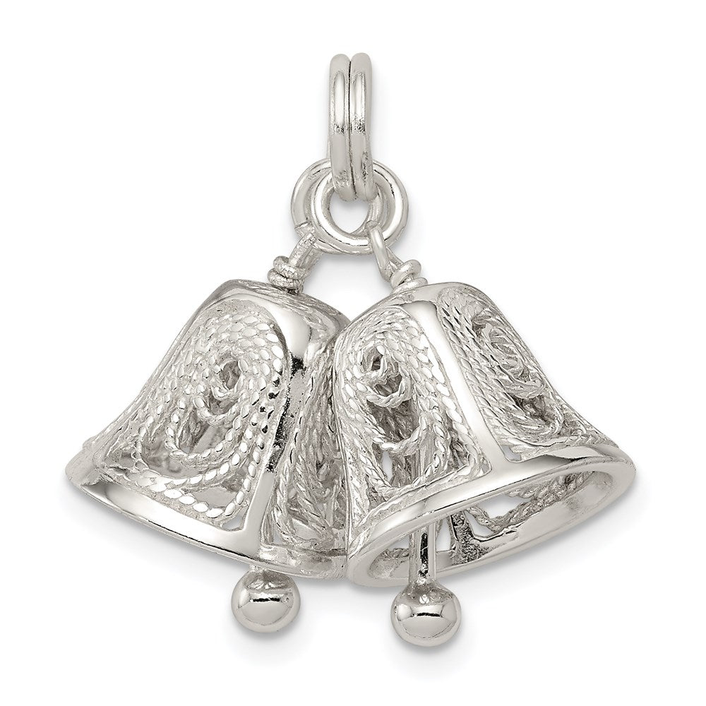 Sterlingsilber Bells Charm