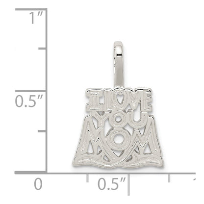 Sterlingsilber I Liebe You Mama Anhänger