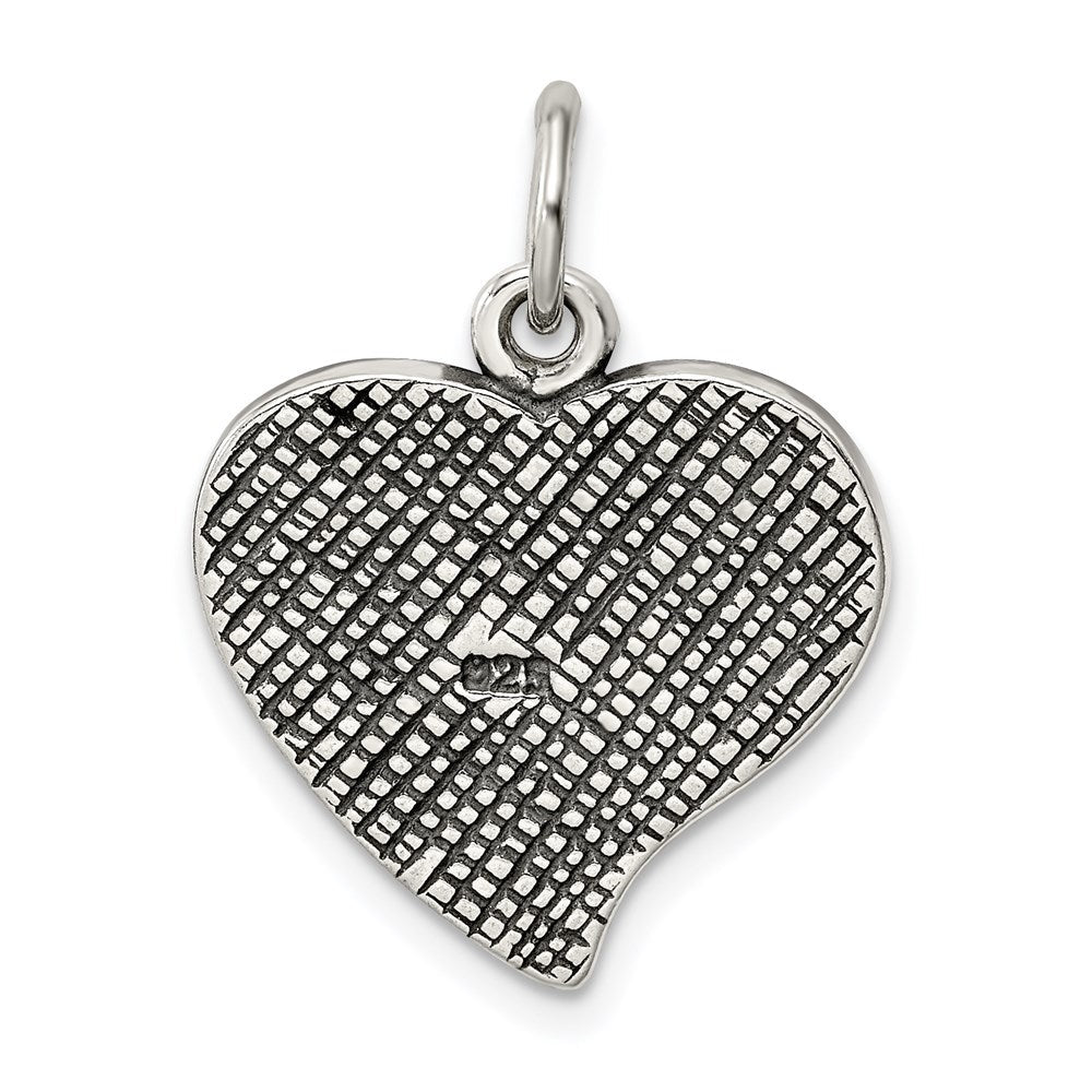 Sterlingsilber Antik Mutter Herz Charm