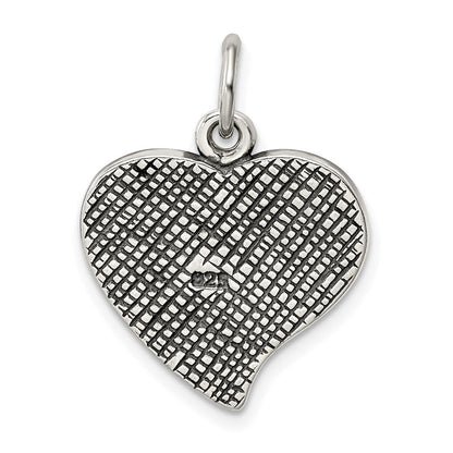 Sterlingsilber Antik Mutter Herz Charm