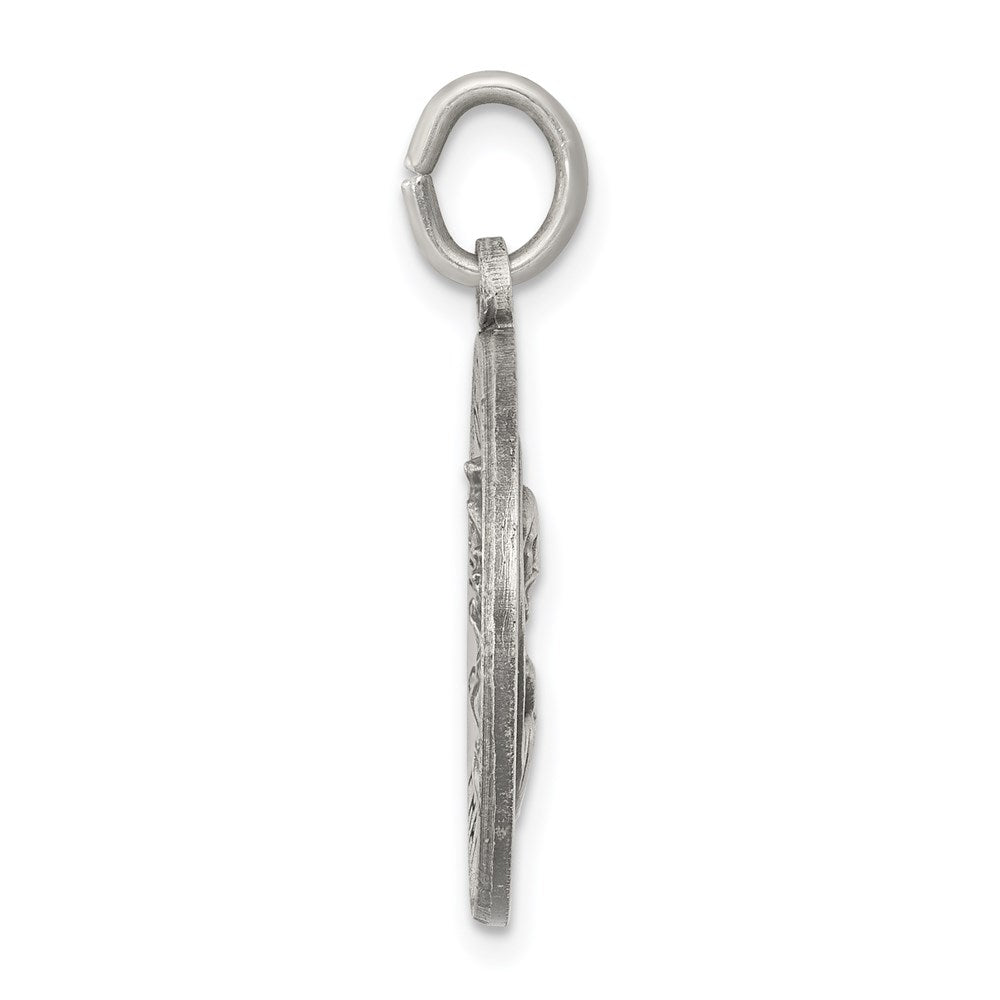 Sterlingsilber Antikisiert Queen Of The Heilig Scapular Medaille