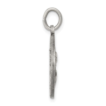 Sterlingsilber Antikisiert Queen Of The Heilig Scapular Medaille