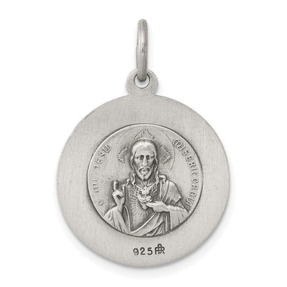 Sterlingsilber Antikisiert Queen Of The Heilig Scapular Medaille