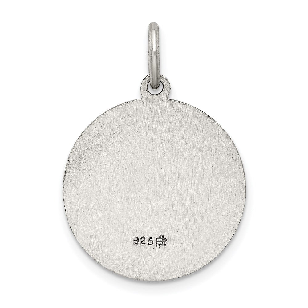 Sterlingsilber Antikisiert Saint Joseph Medaille