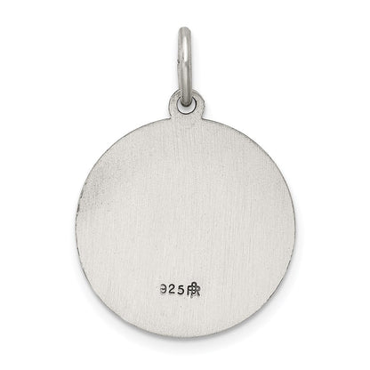 Sterlingsilber Antikisiert Saint Joseph Medaille