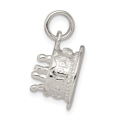 Sterlingsilber Happy Geburtstag Cake Charm