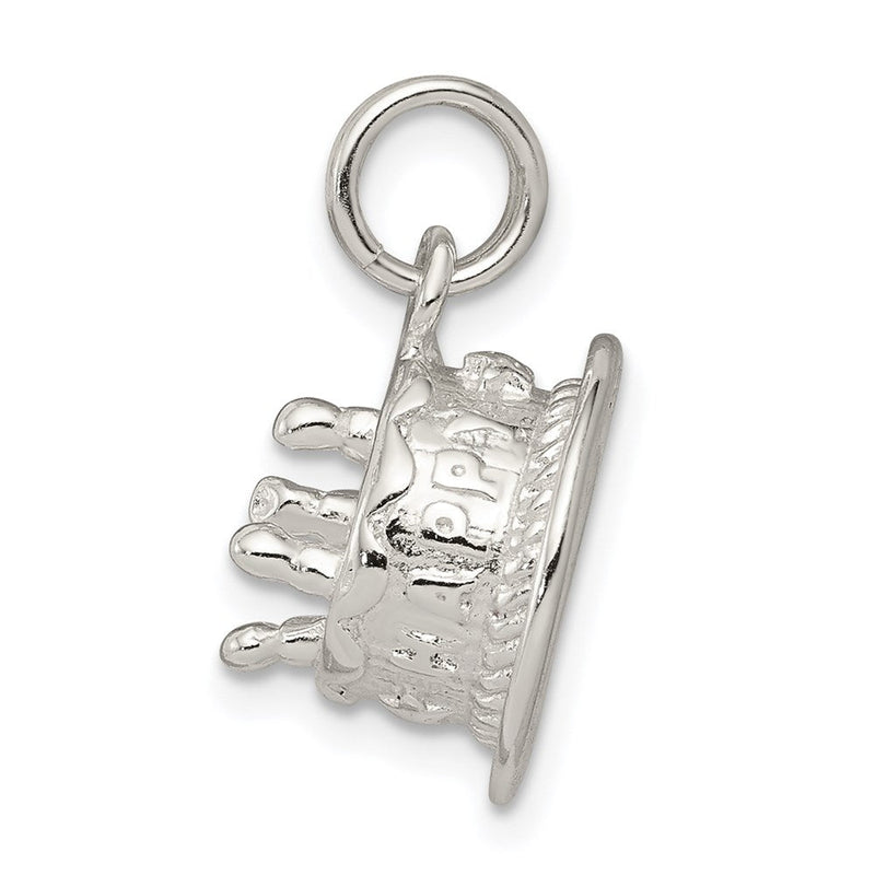 Sterlingsilber Happy Geburtstag Cake Charm
