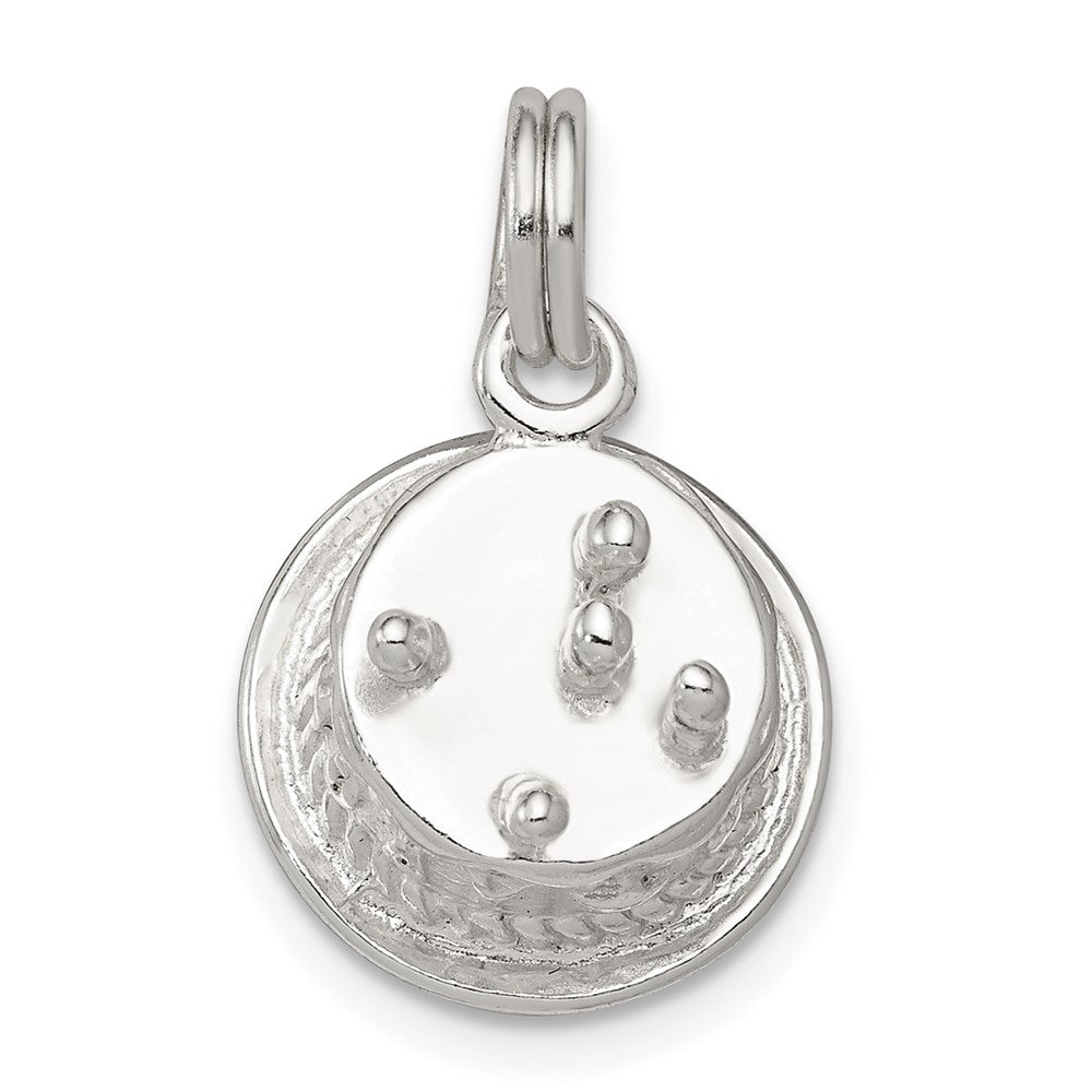 Sterlingsilber Happy Geburtstag Cake Charm