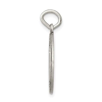 Sterlingsilber Antikisiert Saint Anthony Medaille