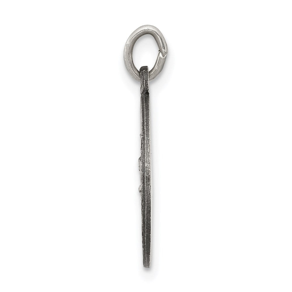Sterlingsilber Antikisiert St. Christopher Medaille