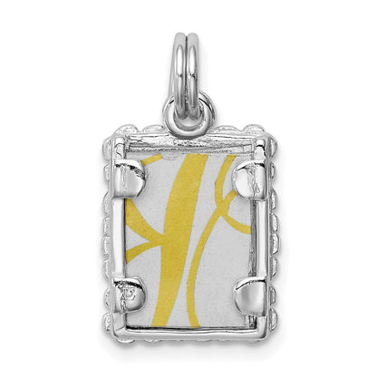 Sterlingsilber Rhodiniert Photo Charm