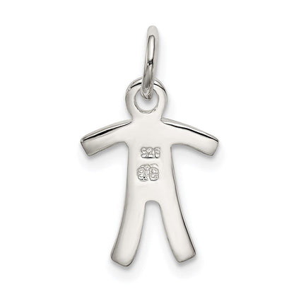 Sterlingsilber Junge Charm