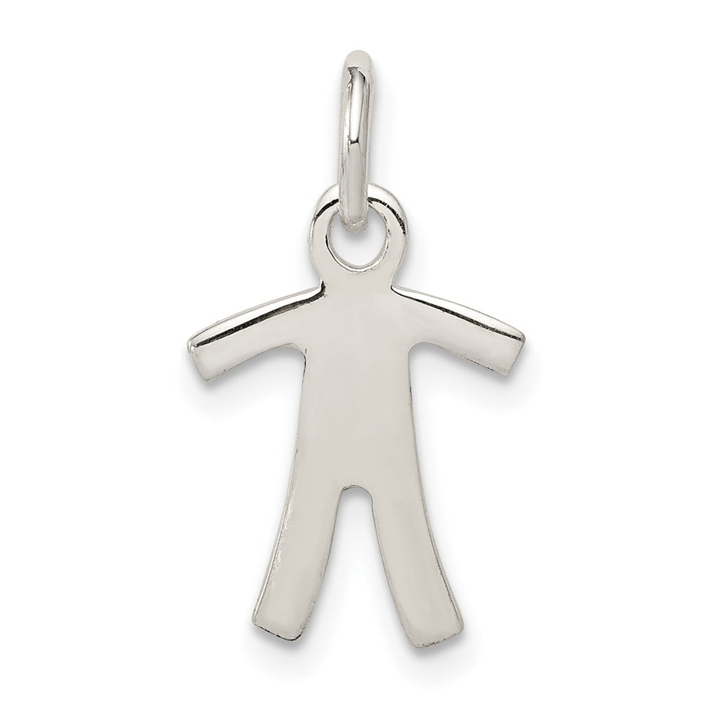 Sterlingsilber Junge Charm