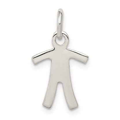 Sterlingsilber Junge Charm