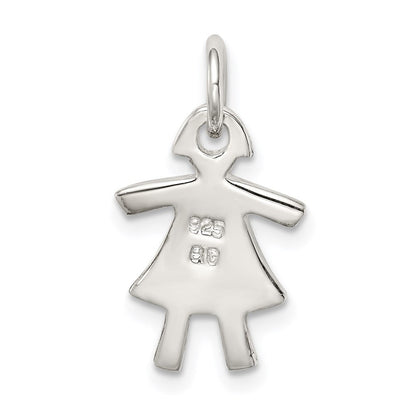 Sterlingsilber Mädchen Charm