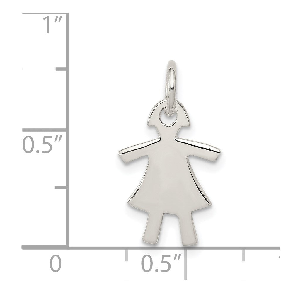 Sterlingsilber Mädchen Charm