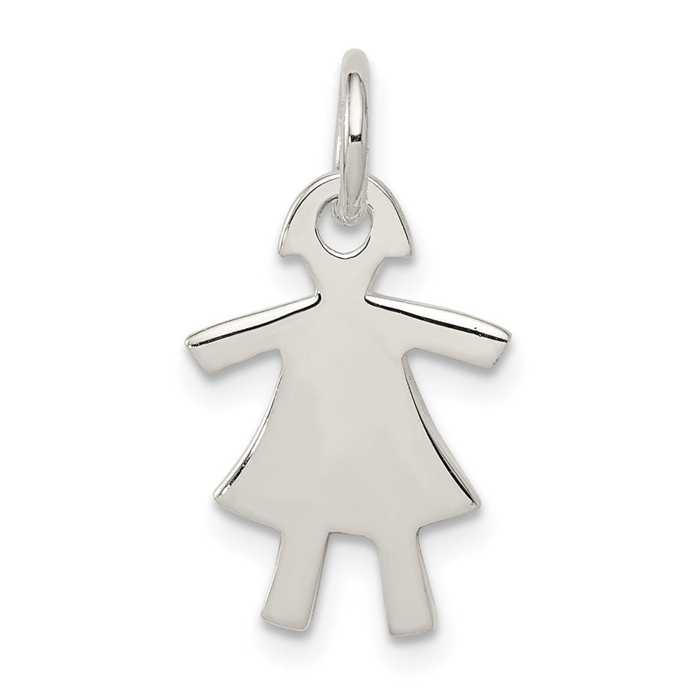 Sterlingsilber Mädchen Charm