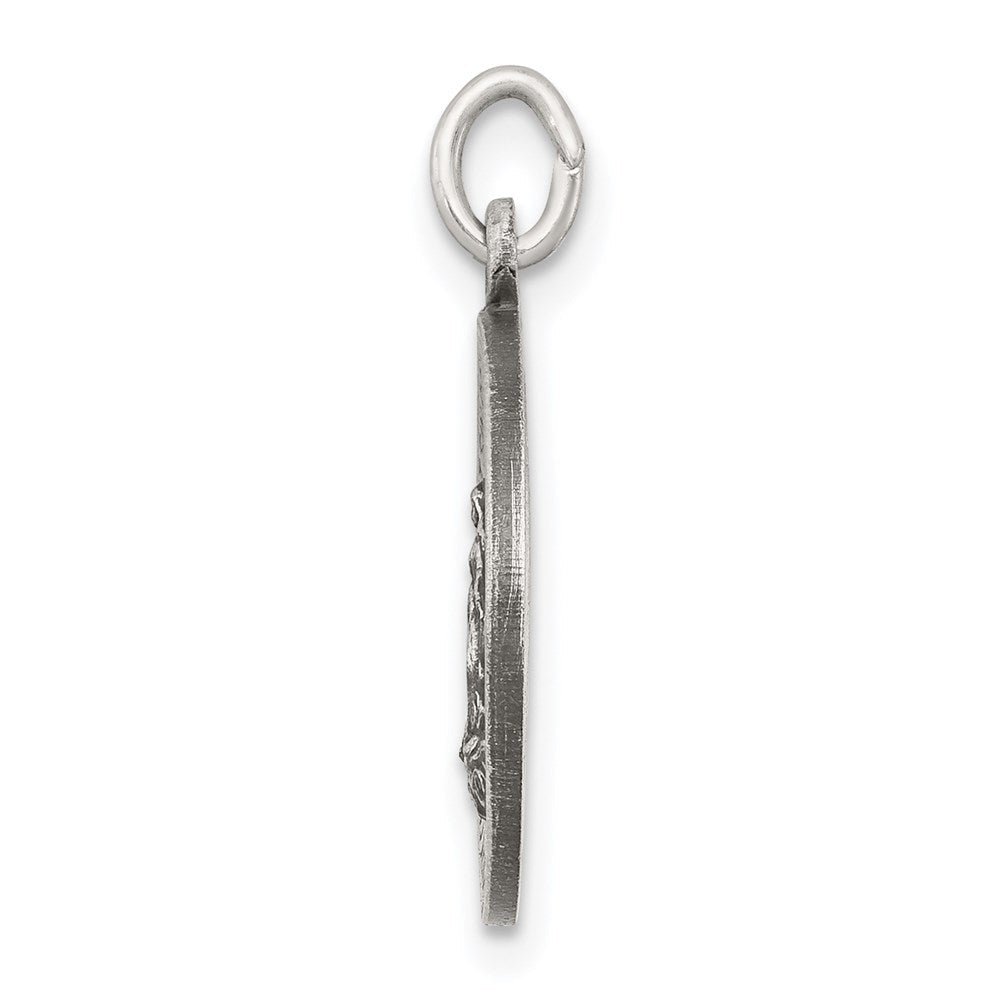 Sterlingsilber Antikisiert Wundertätig Medaille