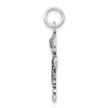 Sterlingsilber Antikisiert Junge Charm
