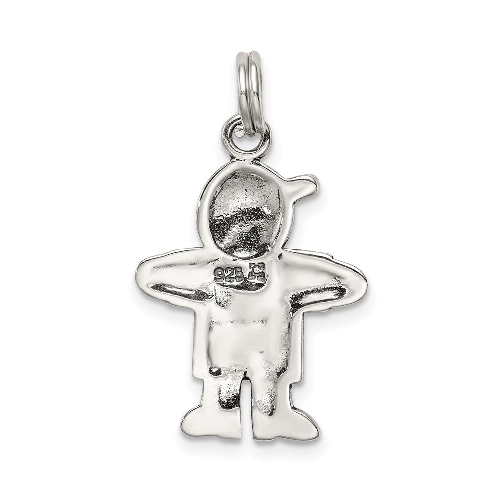 Sterlingsilber Antikisiert Junge Charm
