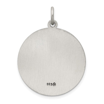 Sterlingsilber Antikisiert Saint Florian Medaille