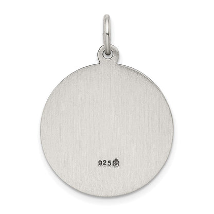 Sterlingsilber Antikisiert Saint Florian Medaille