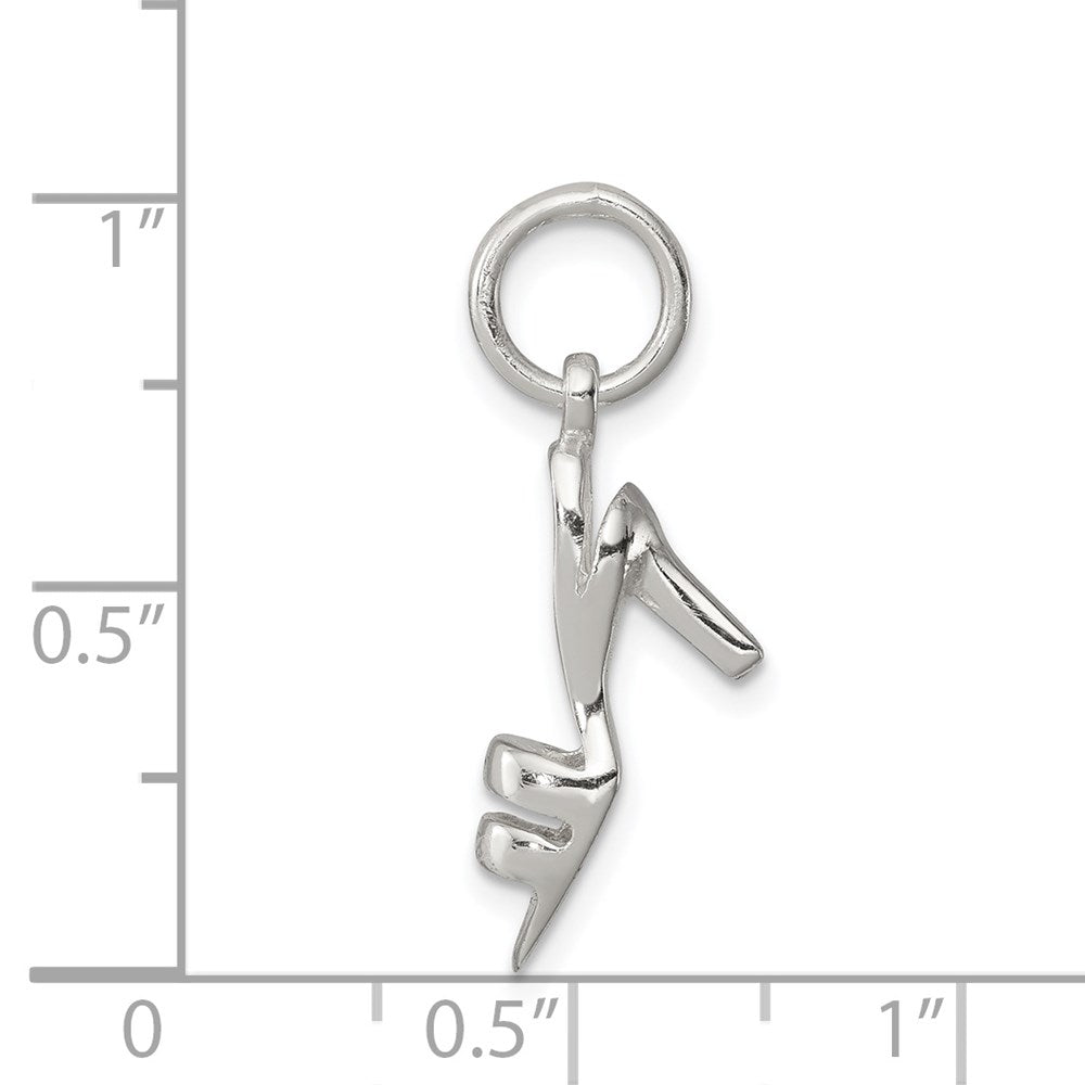 Sterlingsilber Hoch Heel Anhänger
