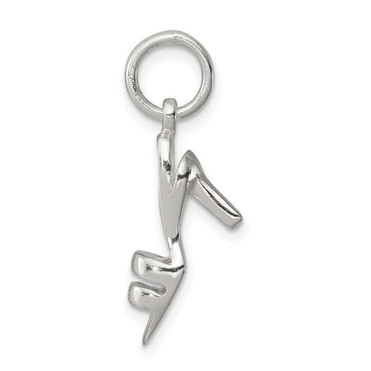 Sterlingsilber Hoch Heel Anhänger