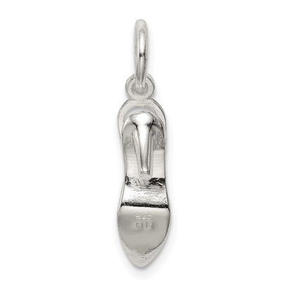 Sterlingsilber Zirkonia Hoch Heel Charm
