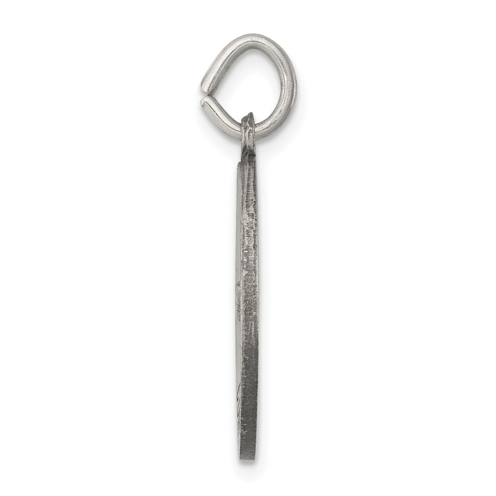 Sterlingsilber Antikisiert Firmung Medaille Charm