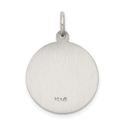 Sterlingsilber Antikisiert Firmung Medaille Charm