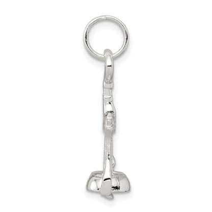 Sterlingsilber Rhodiniert Wine Bottle Opener Charm