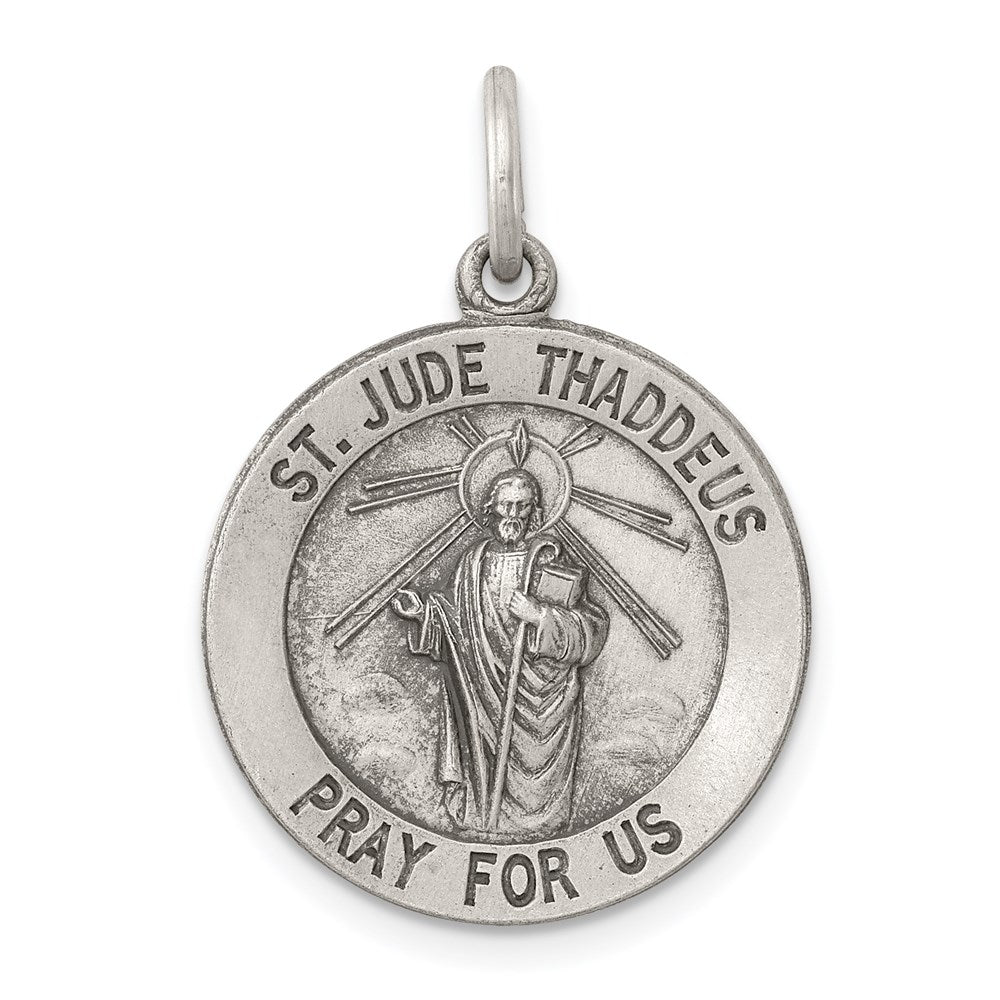 Sterlingsilber Antikisiert St. Jude Thaddeus Medaille