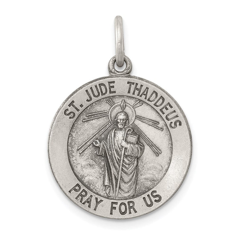 Sterlingsilber Antikisiert St. Jude Thaddeus Medaille