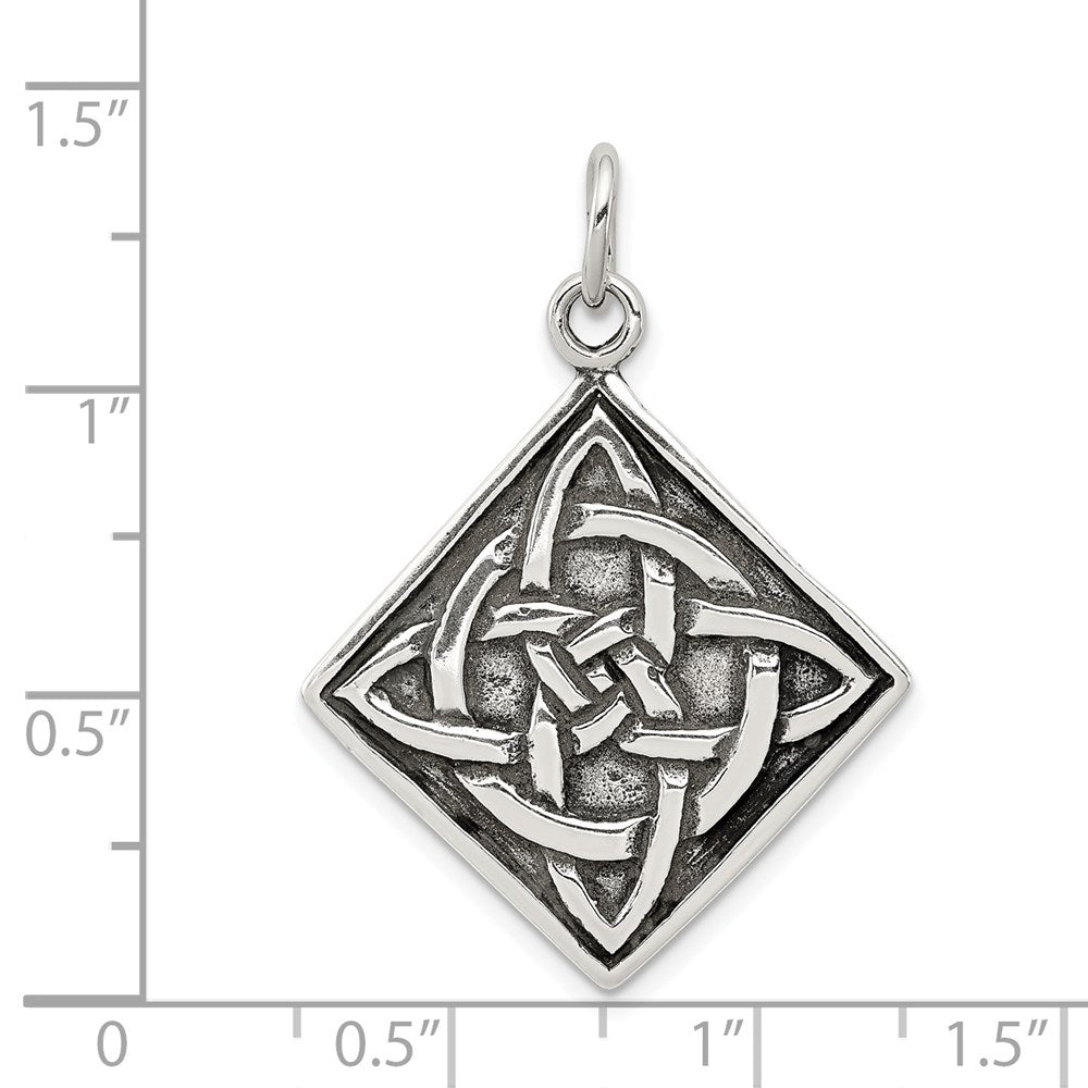 Sterlingsilber Antikisiert Keltisch Charm