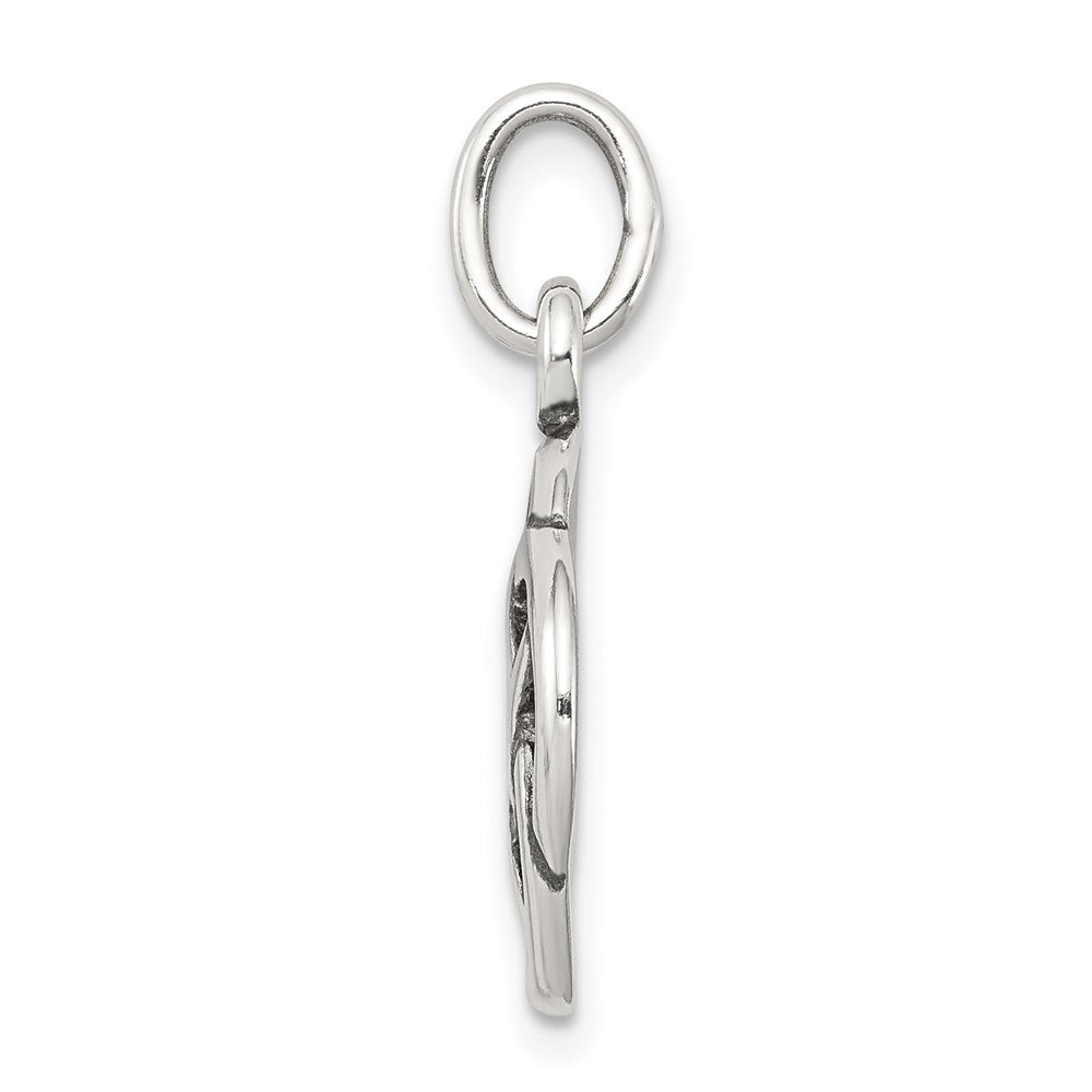 Sterlingsilber Antikisiert Keltisch Knoten Charm