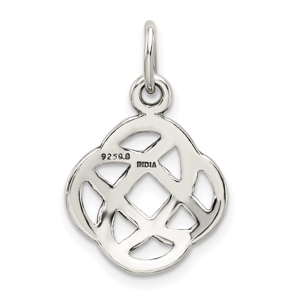 Sterlingsilber Antikisiert Keltisch Knoten Charm