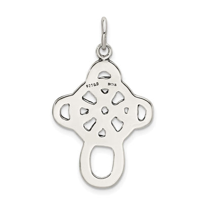Sterlingsilber Antikisiert Keltisch Kreuz Charm