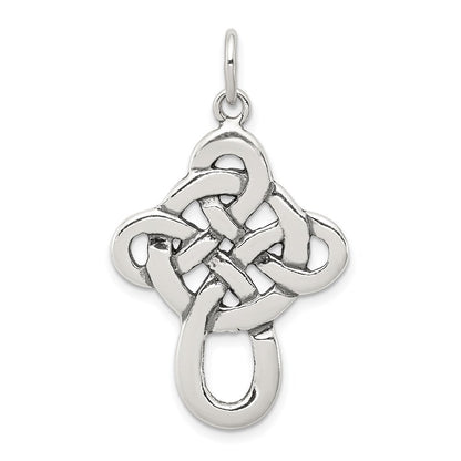Sterlingsilber Antikisiert Keltisch Kreuz Charm