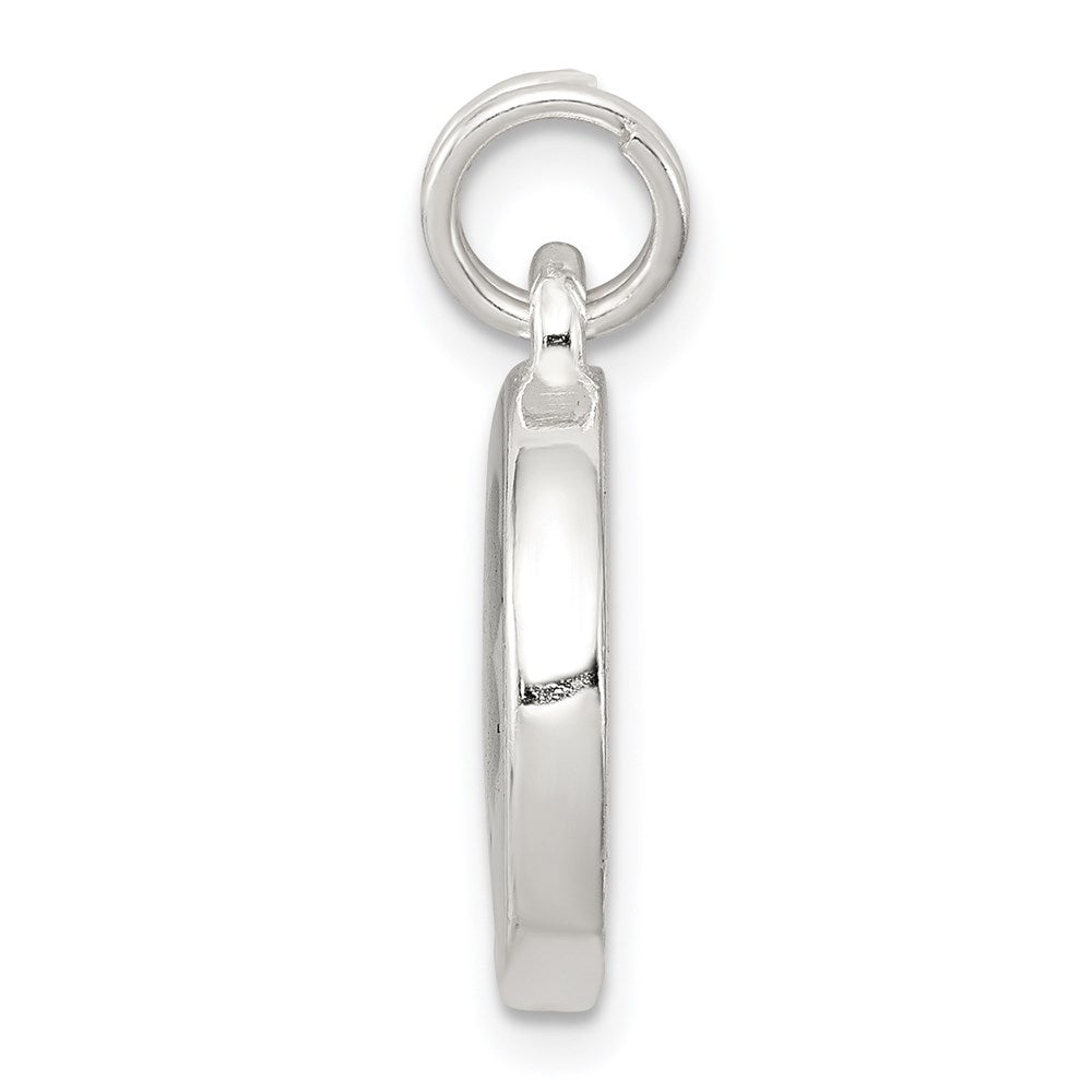 Sterlingsilber Rhodiniert Vier Blatt Klee Charm
