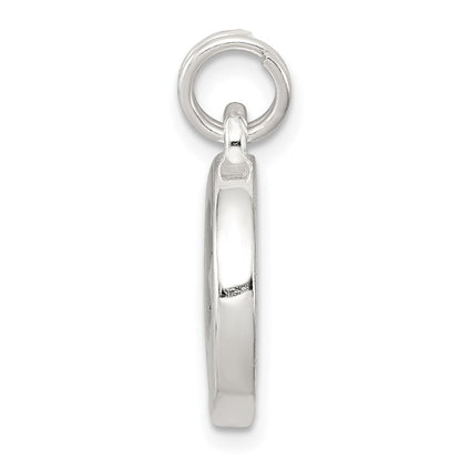 Sterlingsilber Rhodiniert Vier Blatt Klee Charm