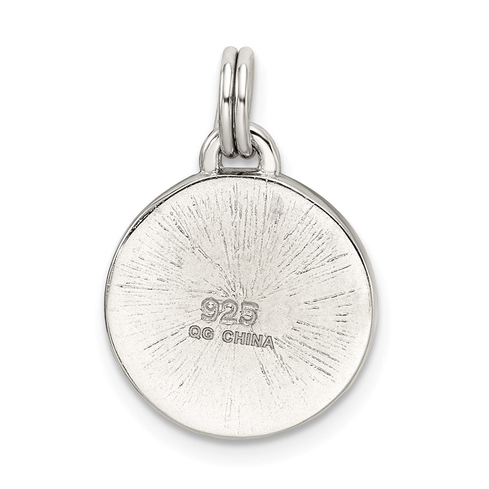 Sterlingsilber Rhodiniert Vier Blatt Klee Charm