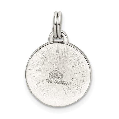 Sterlingsilber Rhodiniert Vier Blatt Klee Charm