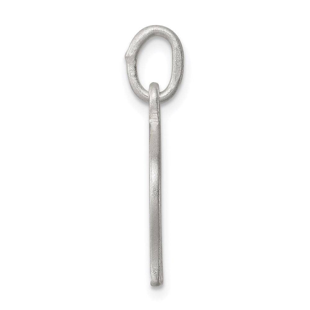 Sterlingsilber Satiniert Offen Style Hufeisen Charm