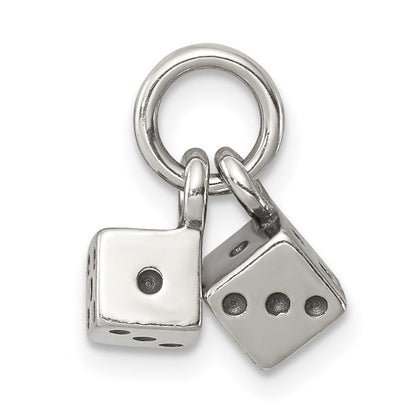 Sterlingsilber Antik Dice Charm