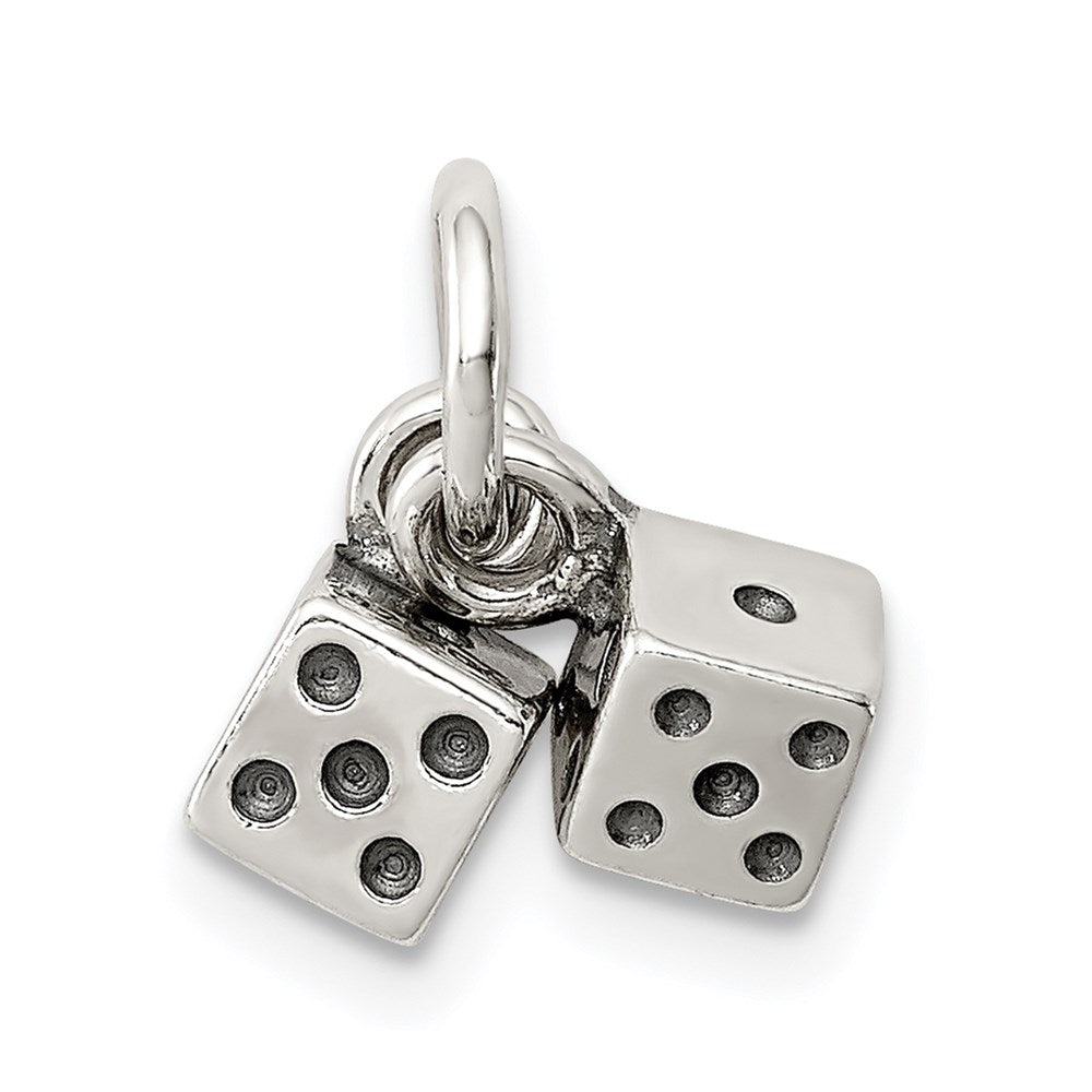 Sterlingsilber Antik Dice Charm
